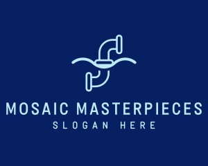 Water Pipe Repair  logo design