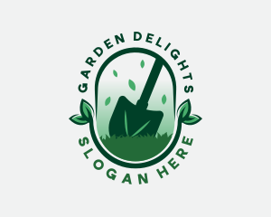 Garden Shovel Landscaping logo design