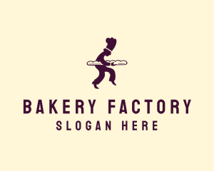 French Baguette Patisserie Baker logo design