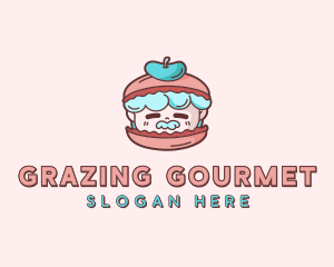 Macaron Pastry Restaurant logo design