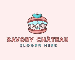 Macaron Pastry Restaurant logo design