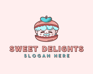 Macaron Pastry Restaurant logo design