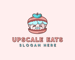 Macaron Pastry Restaurant logo design