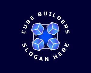 Tech Cube Cluster logo design