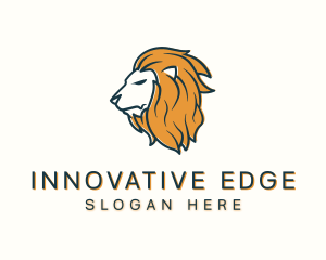 Modern Lion Head logo design