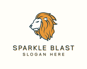 Modern Lion Head logo design