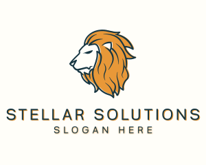 Modern Lion Head logo design