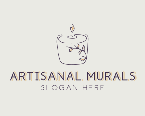 Scented Candle Decor logo design