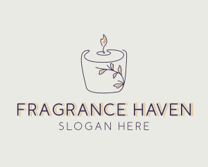 Scented Candle Decor logo design