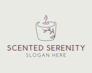 Scented Candle Decor logo design