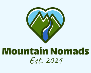 Heart Mountain Tour logo design