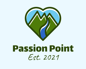 Heart Mountain Tour logo design