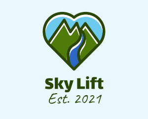 Heart Mountain Tour logo design