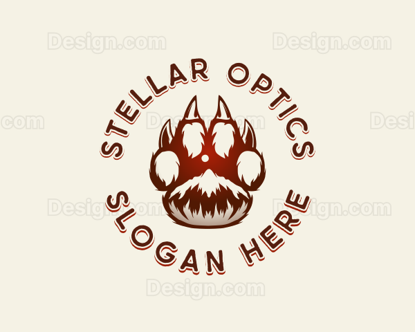 Outdoor Mountain Paw Logo