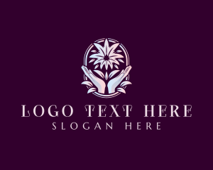 Flower Hand Relaxation logo