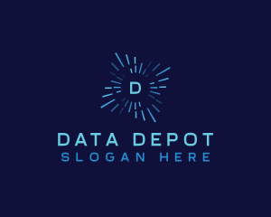 Digital Technology Data  logo design