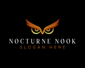 Nocturnal Owls Eye logo design