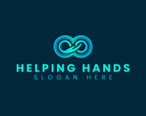 Infinity Hand Welfare logo design