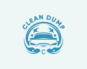 Clean Bubbles Car Wash logo design