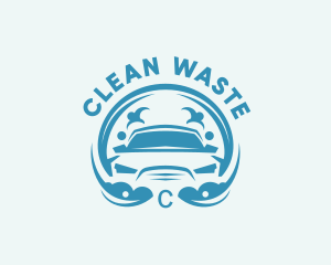 Clean Bubbles Car Wash logo design