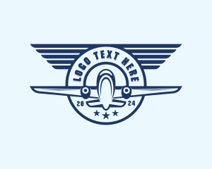 Airplane Flight Pilot Logo