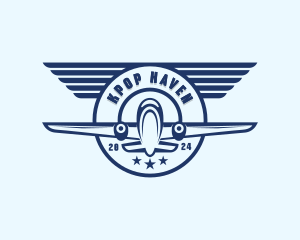 Airplane Flight Pilot logo design