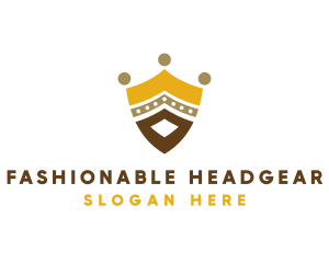 Royal Shield Crown logo design