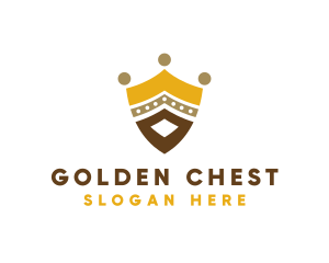 Royal Shield Crown logo design