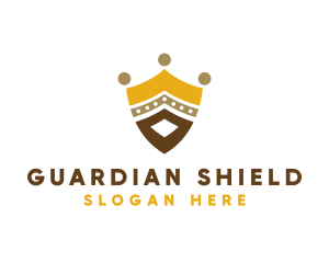 Royal Shield Crown logo design