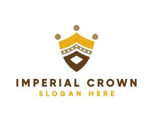 Royal Shield Crown logo design