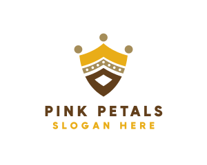 Royal Shield Crown logo design