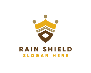 Royal Shield Crown logo design