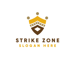 Royal Shield Crown logo design