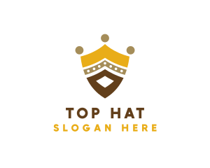 Royal Shield Crown logo design