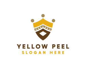 Royal Shield Crown logo design