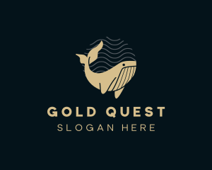 Gold Ocean Whale logo