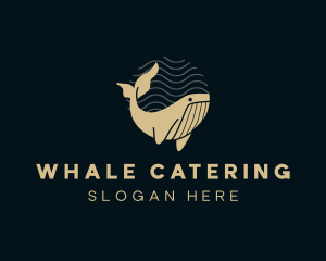 Gold Ocean Whale logo