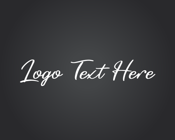 Stylish Handwritten Signature logo
