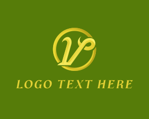 Vitality - Elegant Retro Circle logo design