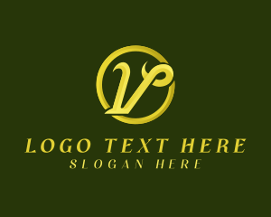 Elegant Jewelry Letter V logo