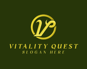 Elegant Jewelry Letter V logo
