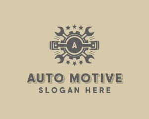 Auto Repair Mechanic Tools logo design