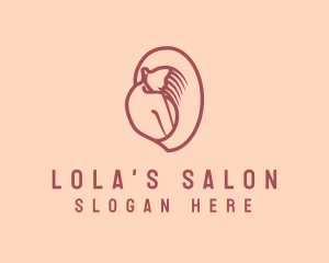 Feminine Hair Salon logo design