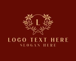 Flower Wreath Blossom logo