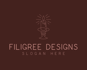 Candlelight Interior Design logo design