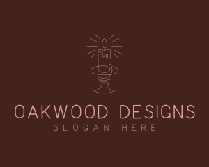 Candlelight Interior Design logo design