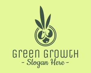 Green Olive Fruit logo design