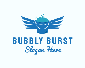 Bubbles Bucket Wing logo design