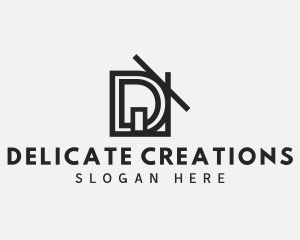 D House Construction logo design