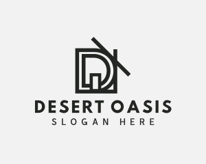 D House Construction logo design